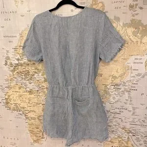 anthropologie sanctuary linen romper